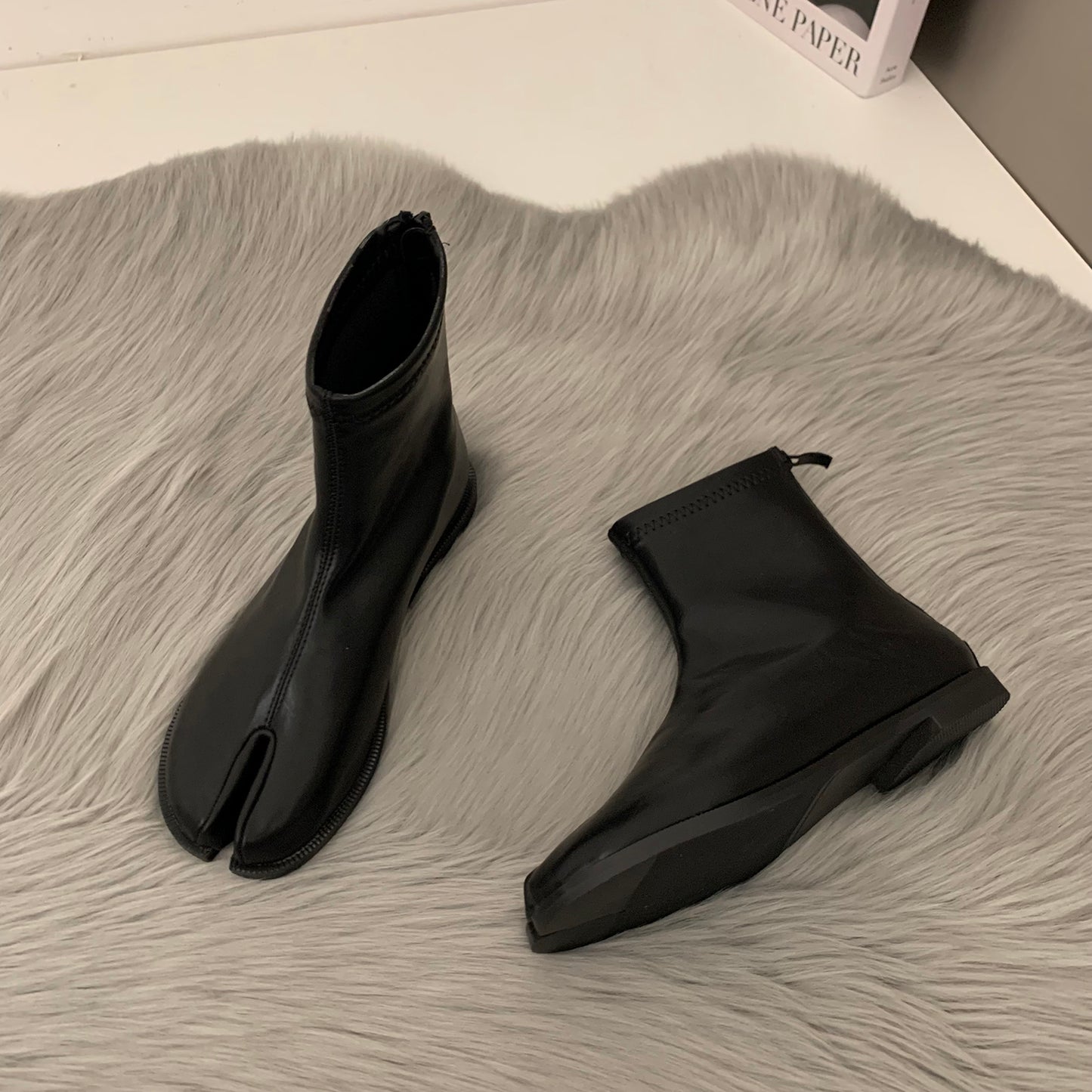 Flat Skinny Short Boots Autumn And Winter