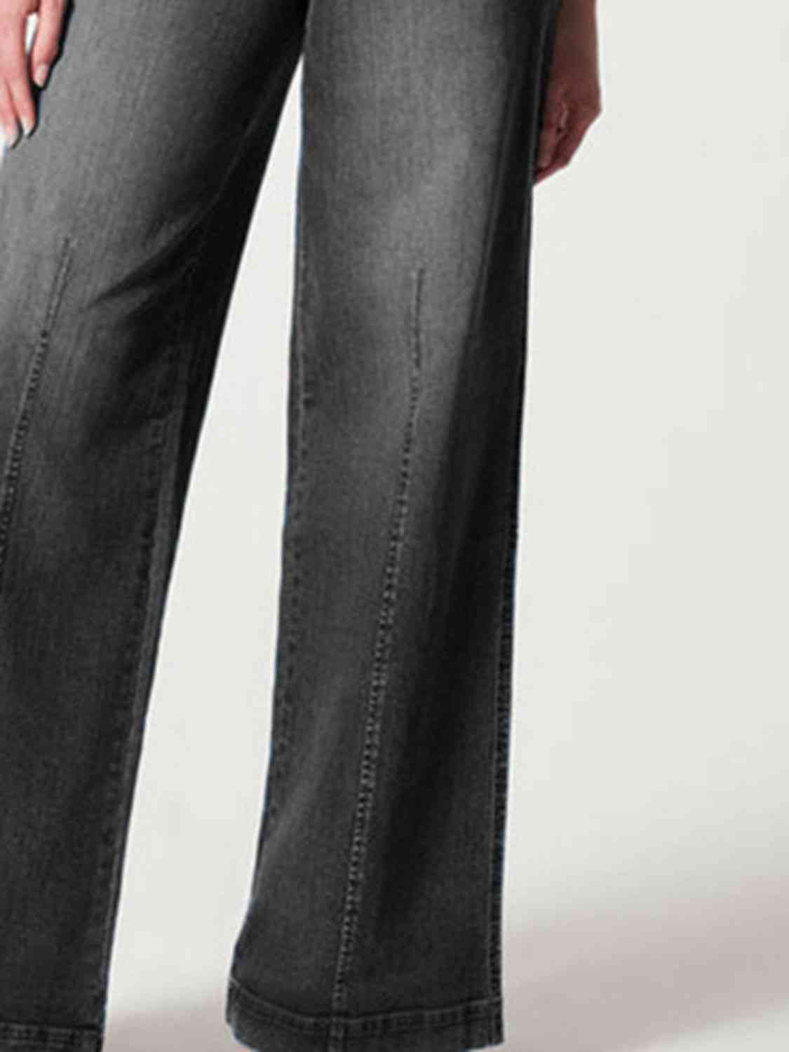 Wide Leg Long Jeans