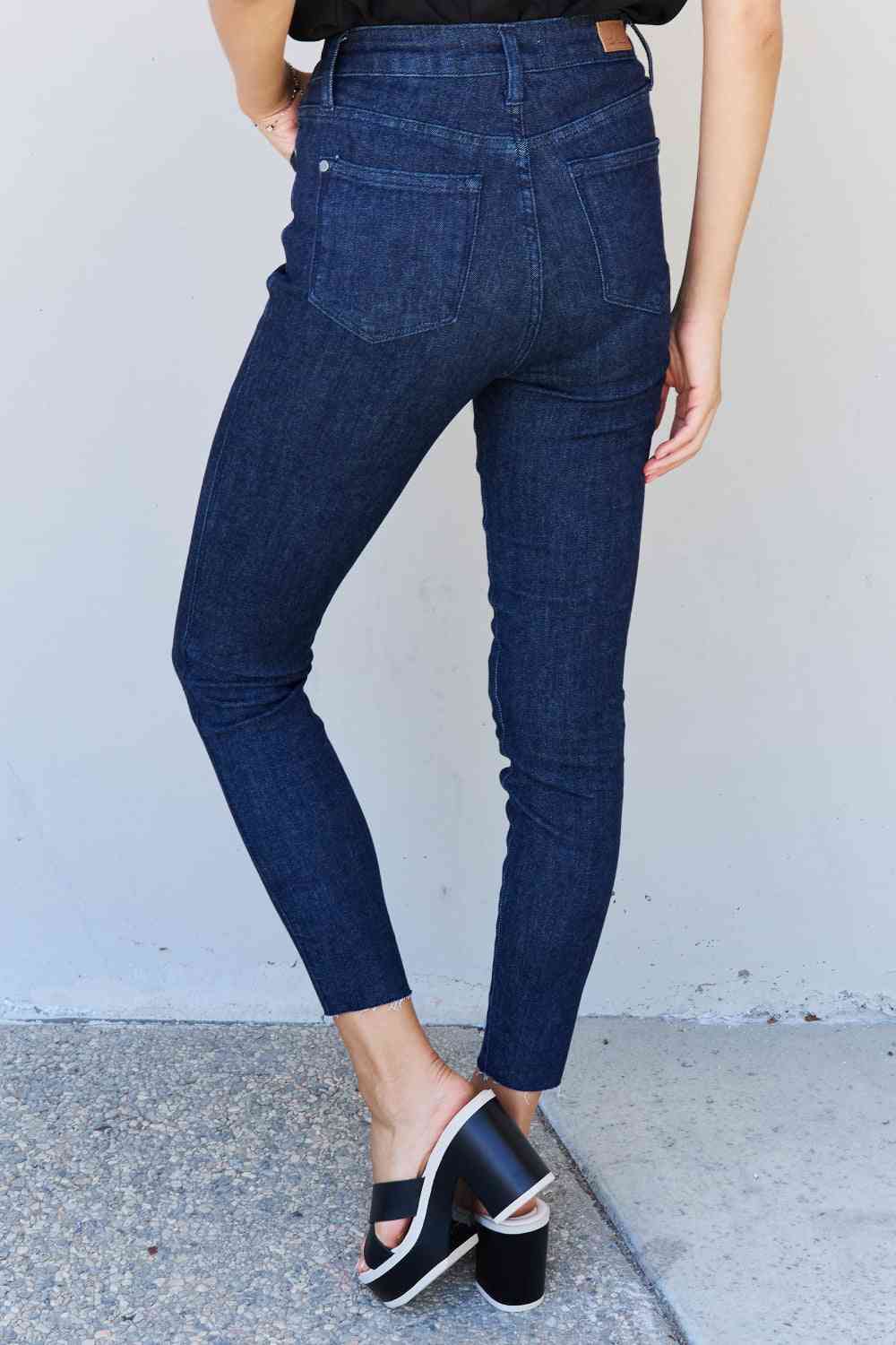 Judy Blue Esme Full Size Tummy Control High Waist Skinny Jeans